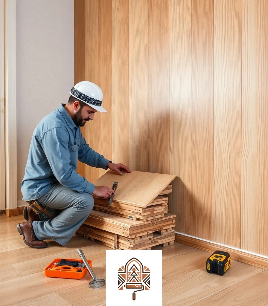 إعادة تركيب ألواح الباركيه بعد الفك