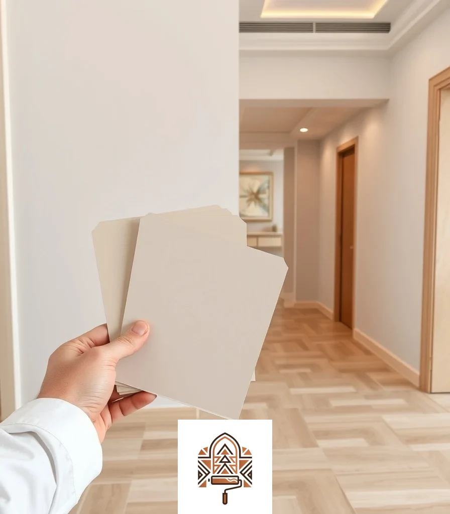 اختيار ألوان وخامات ديكور المدخل