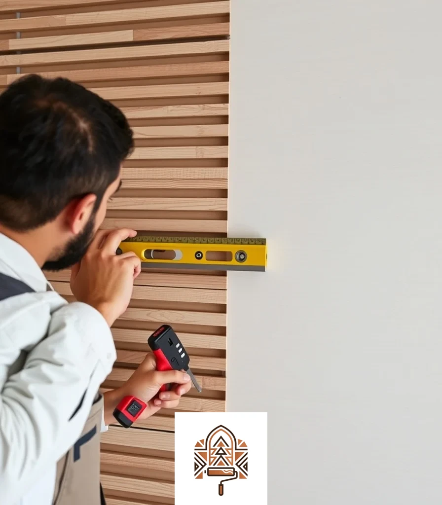 ضبط استقامة وفواصل ألواح بديل الخشب أثناء التركيب