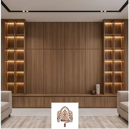 ديكور بديل الخشب - طراز الرياض