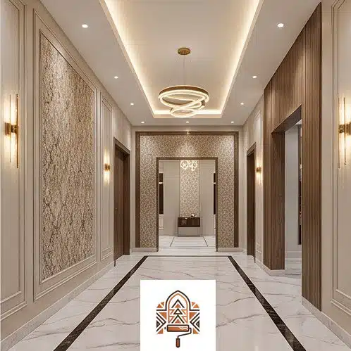 ديكورات مداخل - طراز الرياض