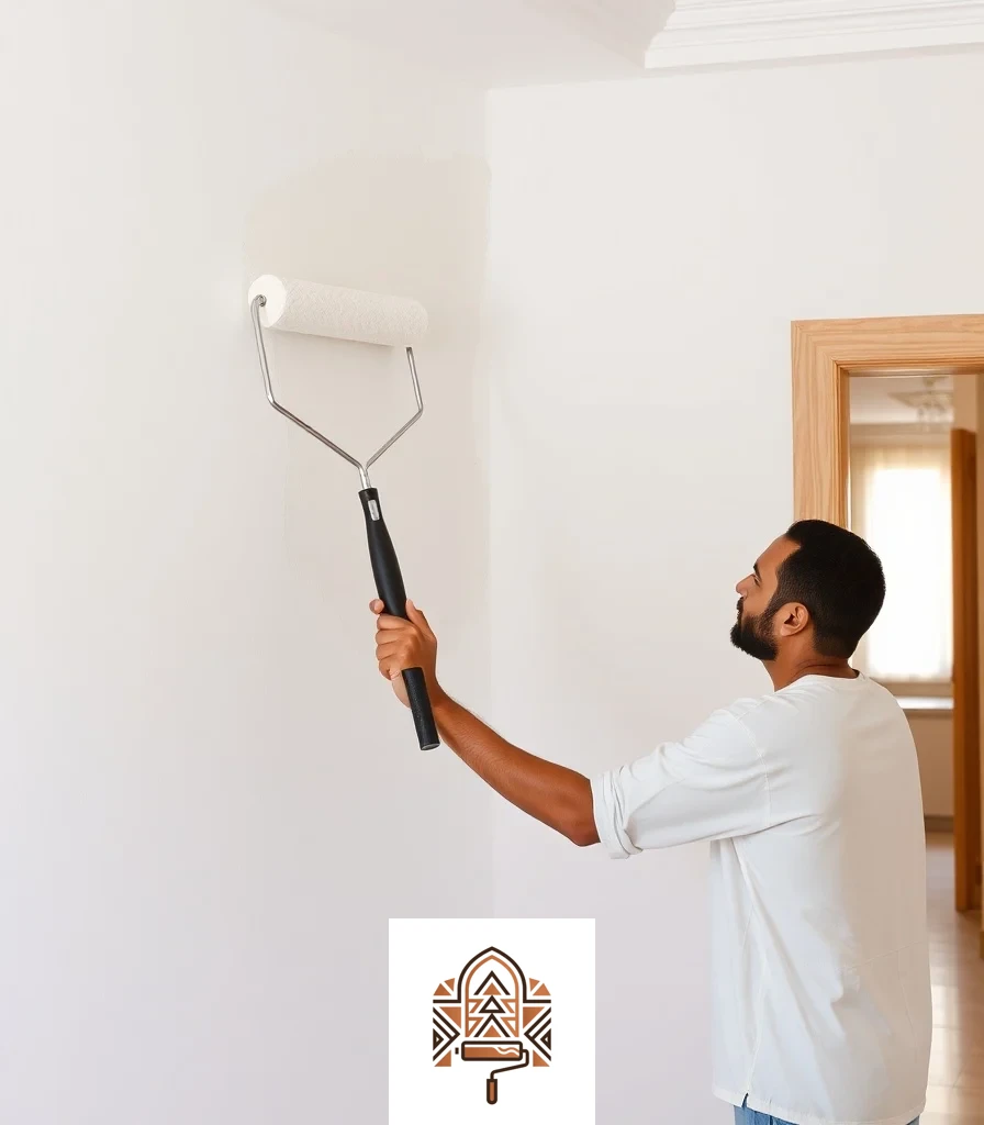 تطبيق طبقة الأساس على الجدار قبل الطلاء