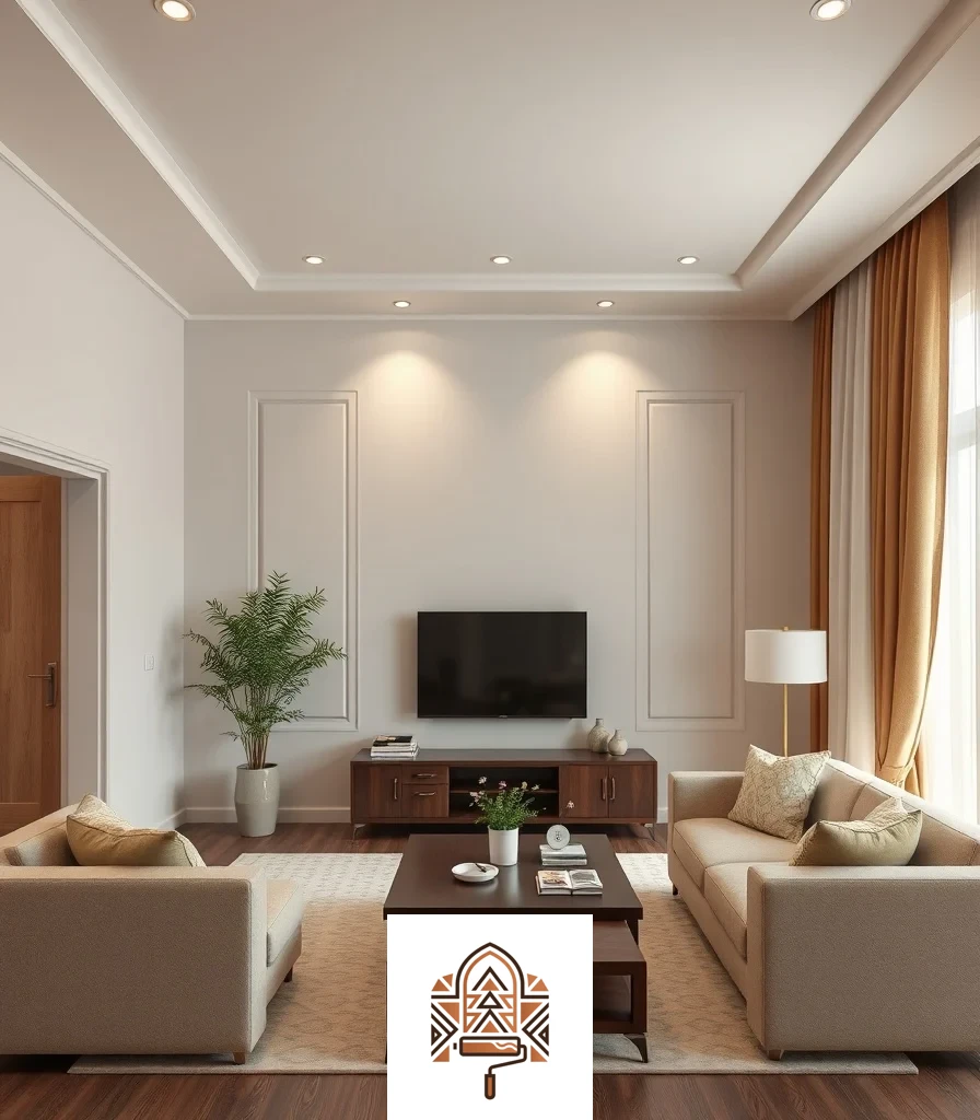 تنسيق لون الدهان مع الأثاث والأرضية